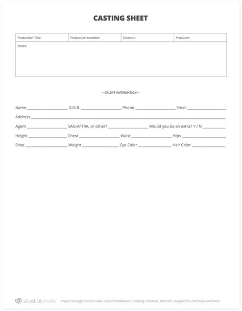 sheet metal casting|audition sheet template.